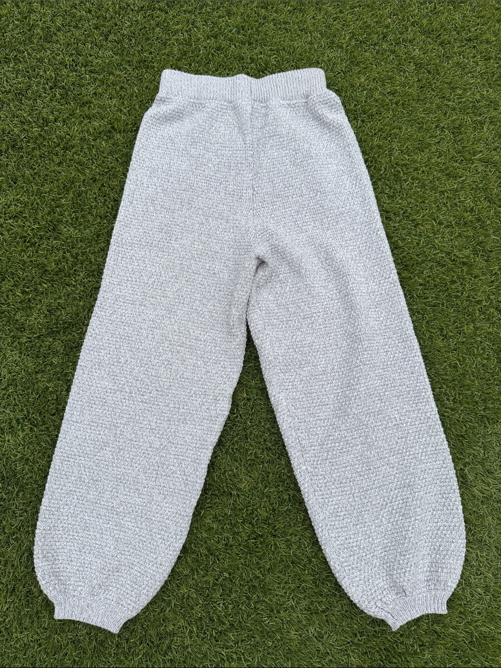 Sincerely Jules Light Gray Cozy Knit Jogger Pants